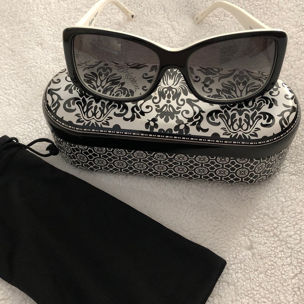 Brighton Twinkle Black White Patterned Sunglasses… - image 6